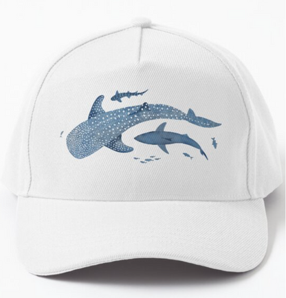 Redbubble hat featuring Pinlord.com manufacturer branding, showcasing a stylish red design on a comfortable cap.
