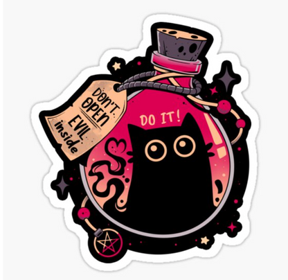 Redbubble sticker featuring the Pinlord.com manufacturer logo on a white background.
