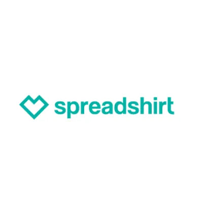 Spreadshirt manufacturer review featuring Pinlord.com logo on a Spreadshirt webpage, showcasing branding and website layout.