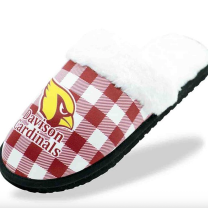 Pinlord.com Swag.com slippers, casual orange and gray fabric slip-ons with logo branding, comfortable footwear for everyday wear