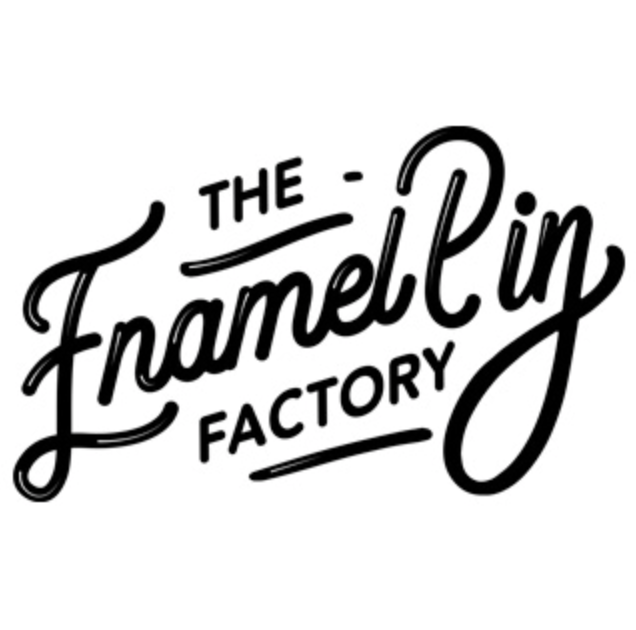 Screenshot of The Enamel Pin Factory Review webpage from Pinlord.com, showing manufacturer information and review details.