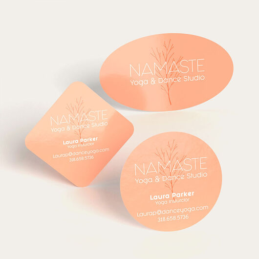 Custom business cards from UPrinting manufacturer featuring professional design and high-quality printing by Pinlord.com.