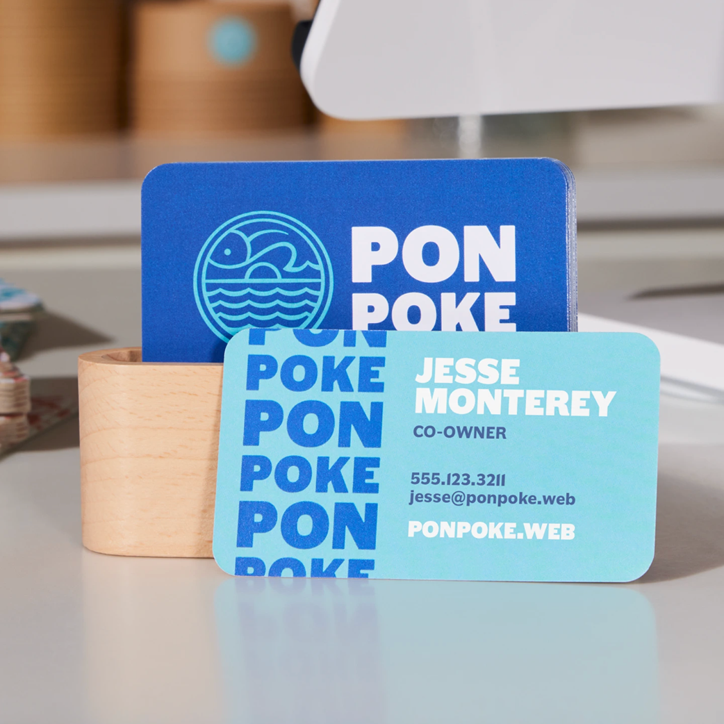 Vistaprint custom card with Pinlord.com branding, showcasing a high-quality manufacturer product with vibrant colors and detailed design.