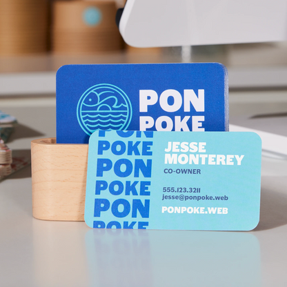 Vistaprint custom card with Pinlord.com branding, showcasing a high-quality manufacturer product with vibrant colors and detailed design.