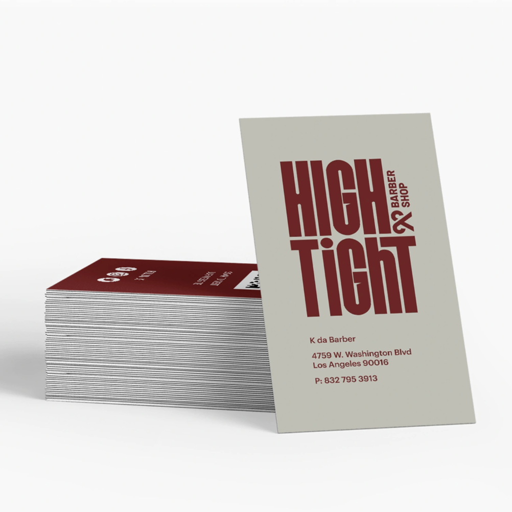 Vistaprint custom cards with Pinlord.com branding, featuring professional design on high-quality cardstock.