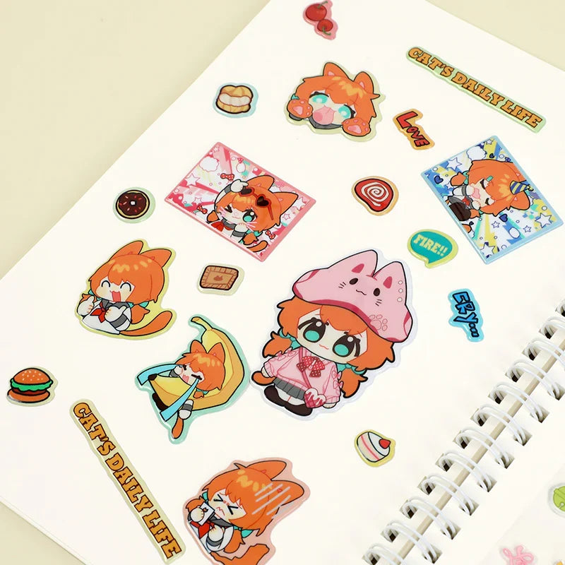 Custom 3D Puffy Stickers from Pinlord.com by Vograce Review manufacturer featuring colorful, textured adhesive stickers.
