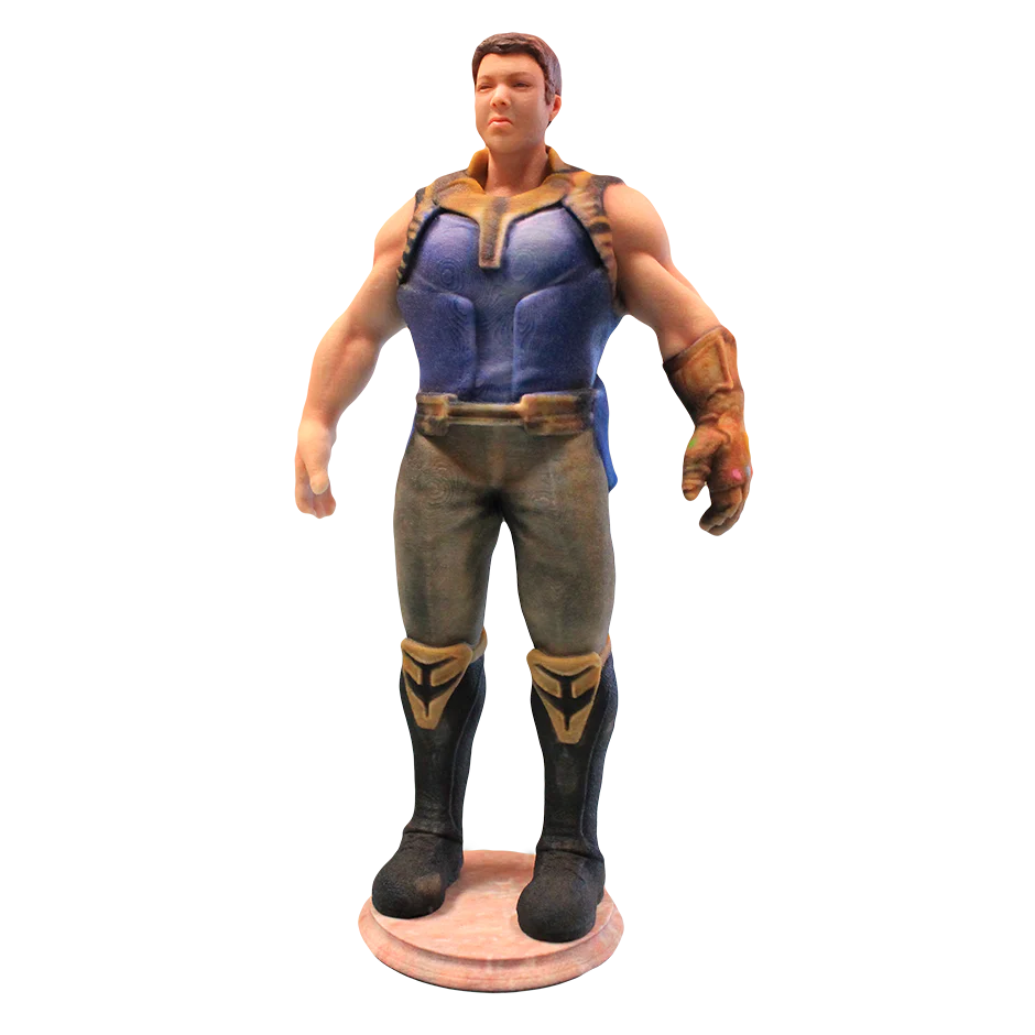 Custom mini figures from Pinlord.com featuring unique, detailed character designs on a white background.