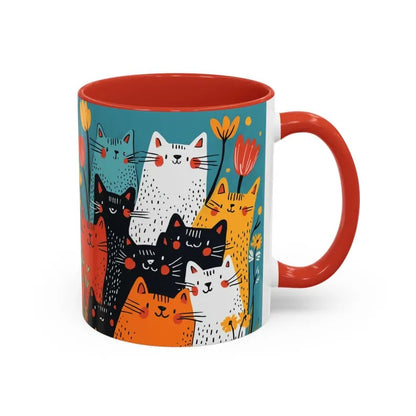 Custom ceramic mug with personalized design, featuring vibrant colors and a comfortable handle, by Pinlord.com.