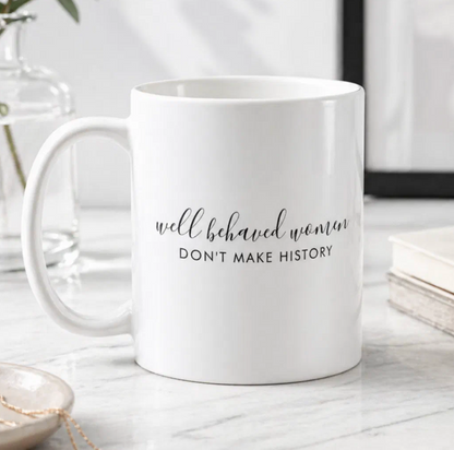 Close-up of a Zazzle review mug featuring the Pinlord.com brand logo on a white ceramic mug.