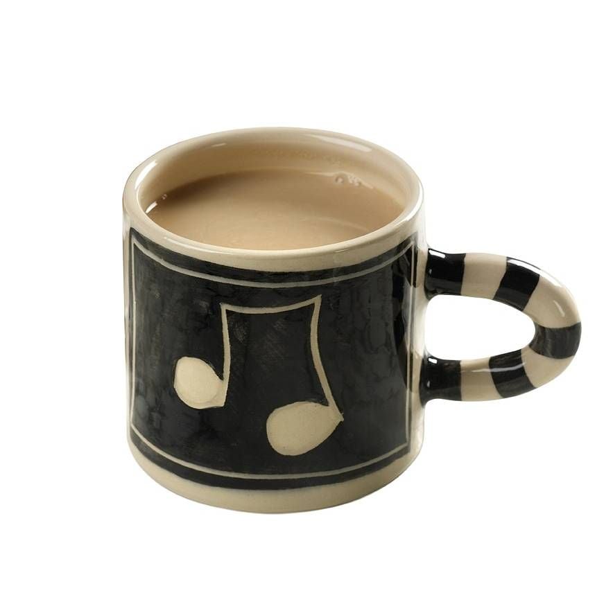 Custom mug featuring a creative design template from Pinlord.com, displayed on a white ceramic mug in the image.