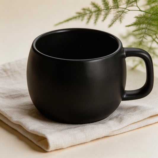 Custom mug design template featuring creative artwork for mugs from Pinlord.com, shown on a white background.