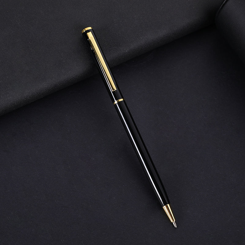 Custom pens by Pinlord.com with colorful ink and sleek design, perfect for personalized writing or promotional use.