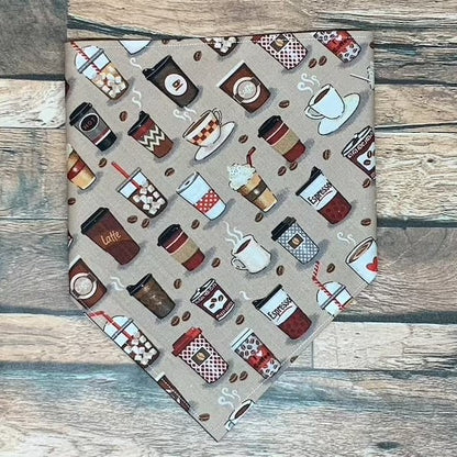 Colorful custom pet bandanas by Pinlord.com featuring unique patterns and soft fabric for small and medium pets.