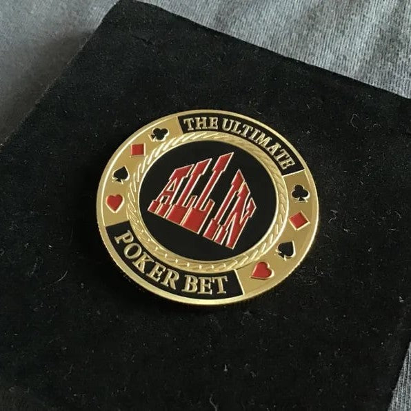 Custom Poker Chips from Pinlord.com featuring colorful designs and engraved details for poker games and casino use.