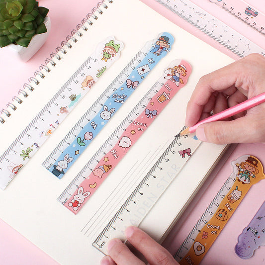 Custom printed ruler from Pinlord.com with clear measurement markings and personalized design on a white background.