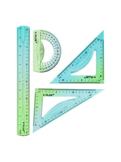 Custom ruler with free ruler design template from Pinlord.com, featuring clear measurement markings on a white background.