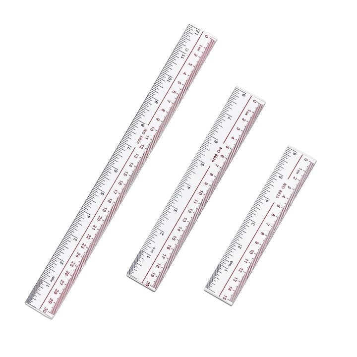 Custom ruler with free design template from Pinlord.com, featuring clear measurement markings and creative ruler design.