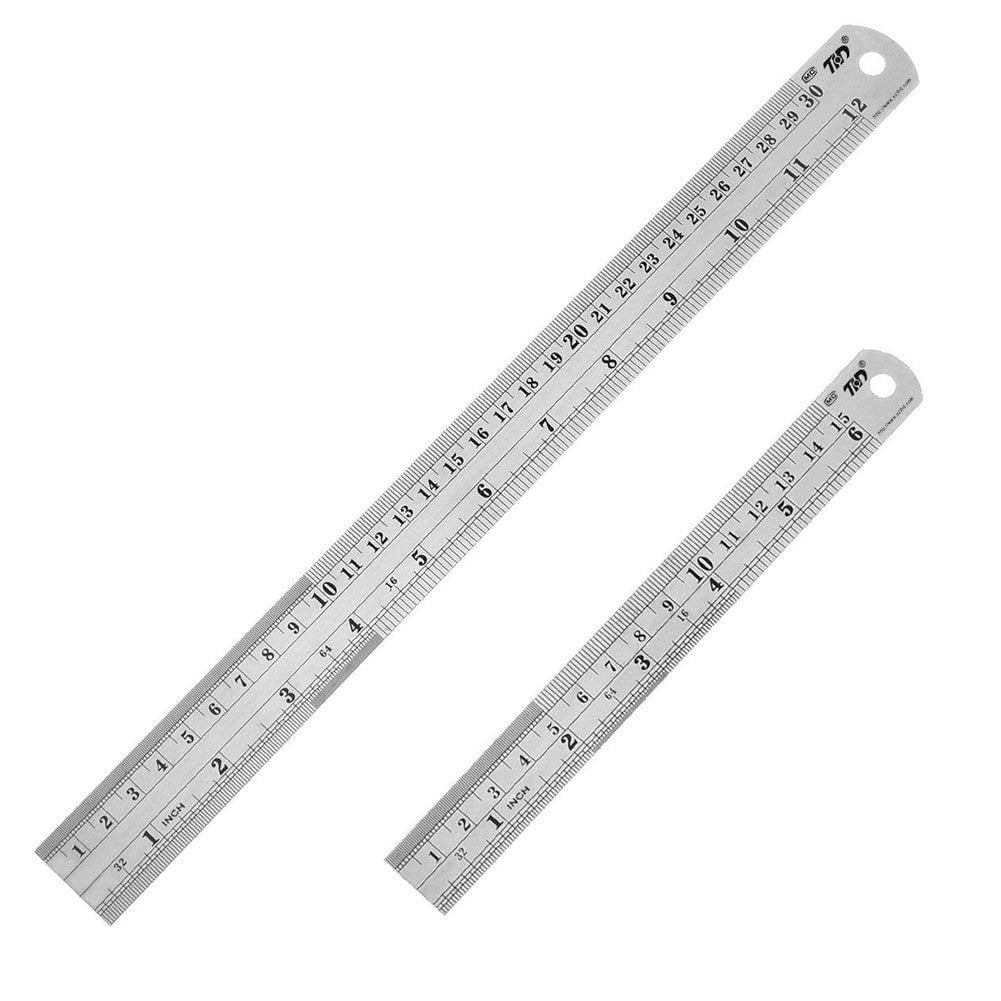 Custom ruler with free design template from Pinlord.com, featuring a clear measurement scale and customizable ruler design.