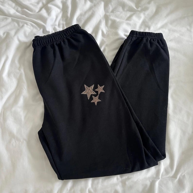 Custom sweatpants by Pinlord.com featuring a comfortable fit and personalized design, shown with a relaxed fit and stylish details.