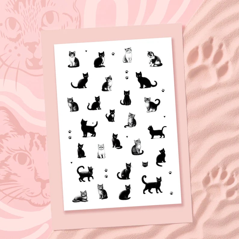 Custom temporary tattoo design featuring intricate patterns, perfect for temporary body art by Pinlord.com.
