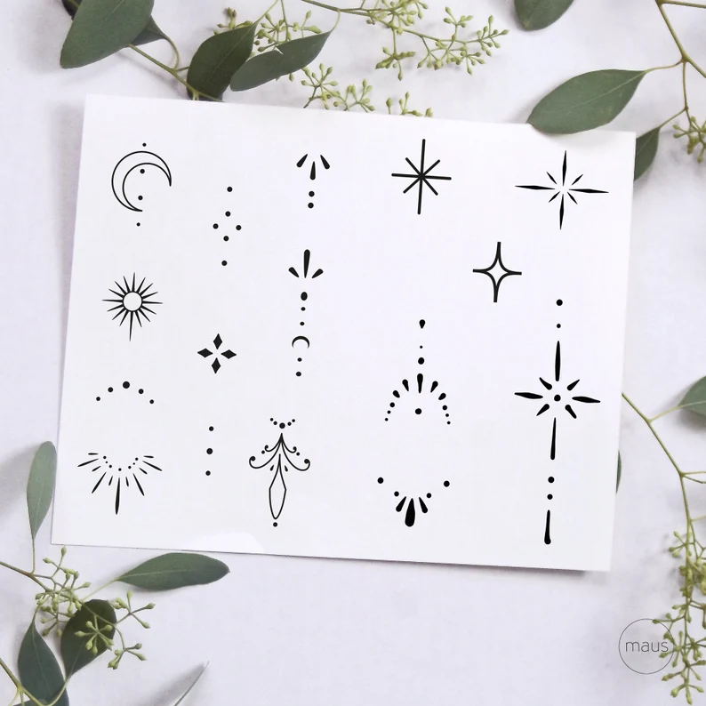 Temporary Tattoos Template - Pinlord.com