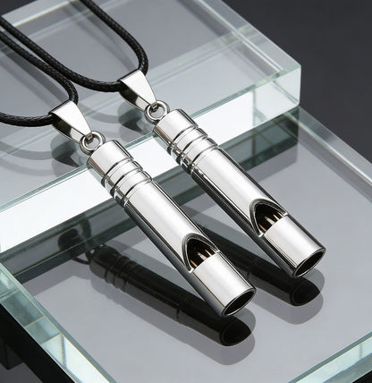 Custom whistle featuring a free whistle design template by Pinlord.com, showcasing a sleek, modern appearance.