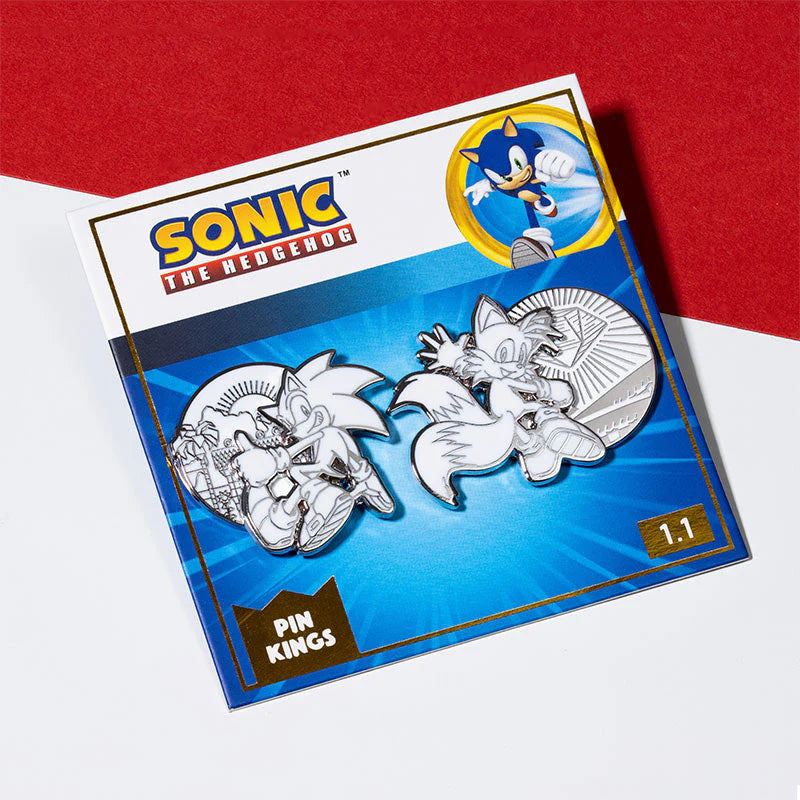 SEGA x Pinlord project showcasing custom merchandise featuring iconic gaming characters in vibrant, detailed designs.