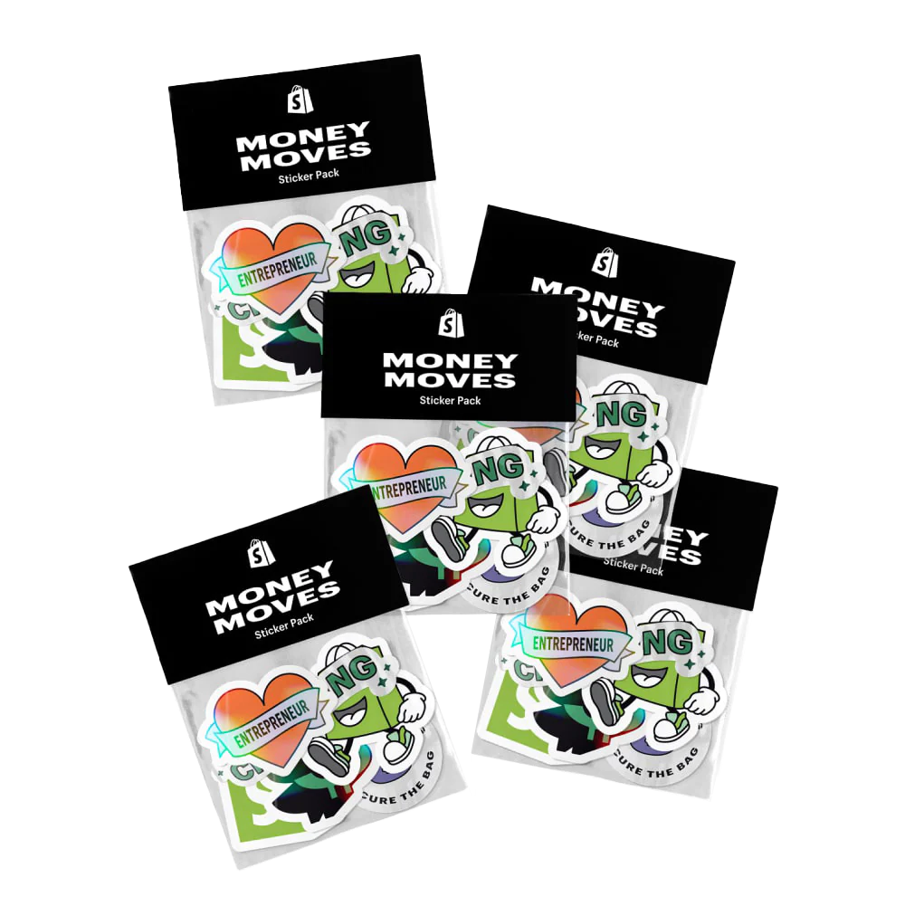 Shopify x Pinlord project logo showcasing empowering entrepreneurs and global innovation in custom merchandise.