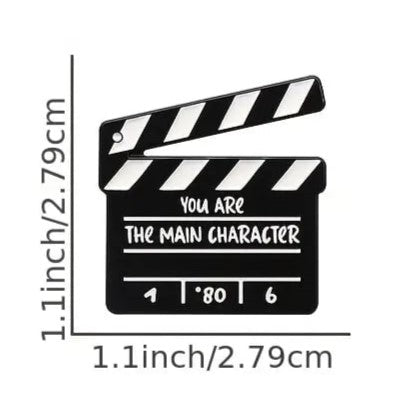 "You Are the Main Character" Enamel Pin 🫵🎬 - Pinlord.com - Enamel Pins - Pinlord.com - express cheap ethical custom products