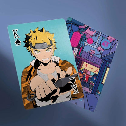 Playing cards template from Pinlord.com, featuring a PDF design with colorful card faces for custom playing card creation.