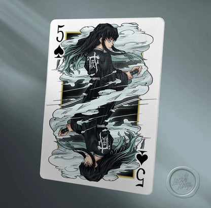 Playing cards template from Pinlord.com featuring a PDF design of standard playing cards for customization and printing.