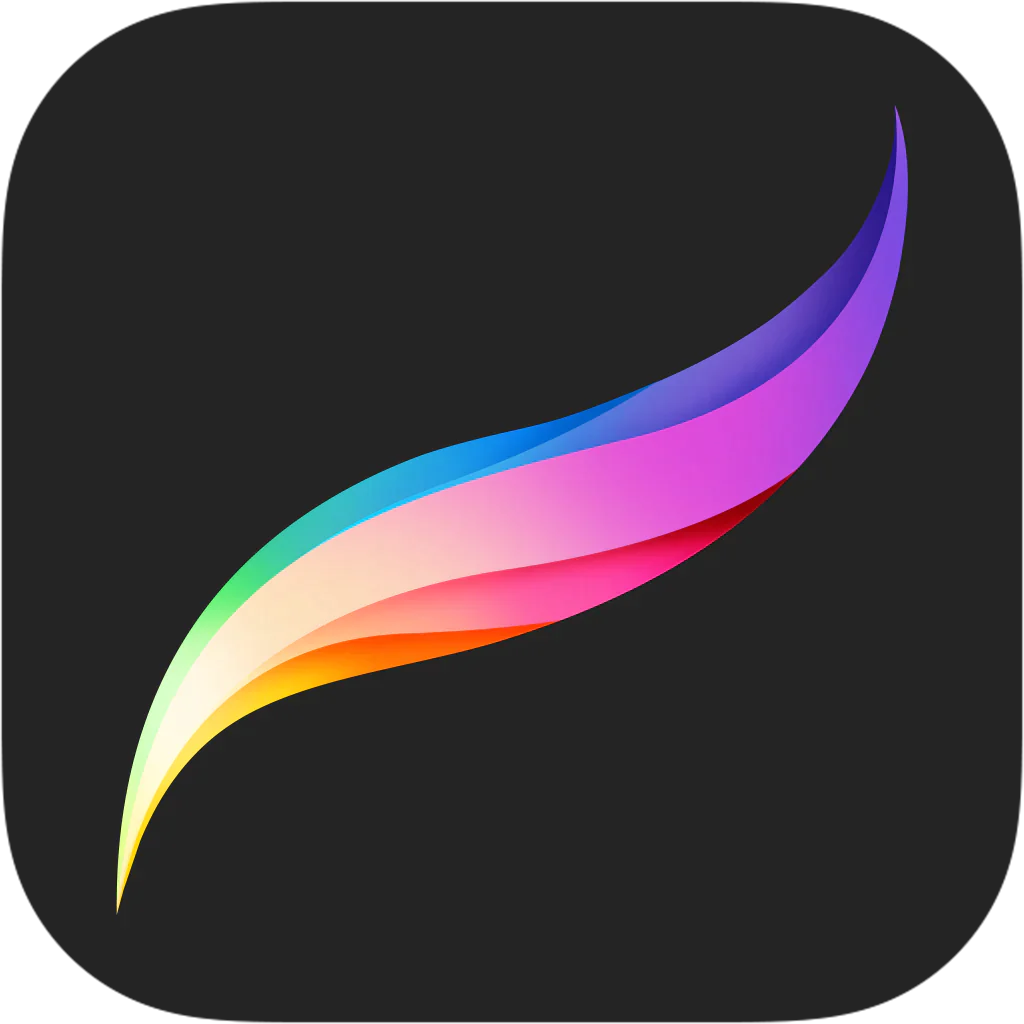 Procreate logo reference for custom merchandise project